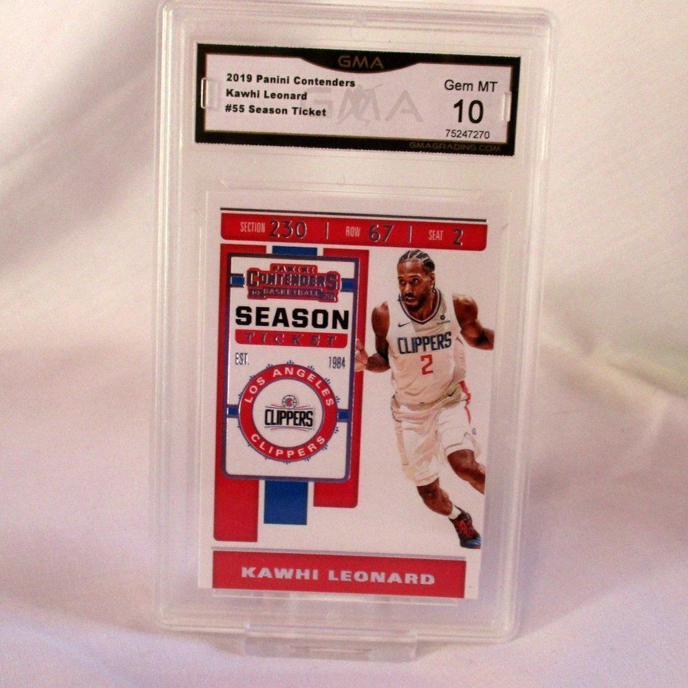 2019-20 Panini Contenders Kawhi Leonard #55